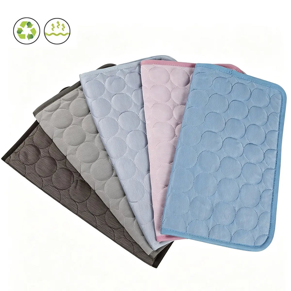 2026 New Cooling Dog Pad, Ice Silk Cooling Mat for Dogs, Non-Slip & Machine Washable Design, Summer Comfort Mat for Small to Large Pets, Universal Fit, Recycle #GLOBAL PICKS