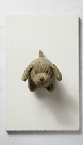 Olive Bark Plush Dog Toy