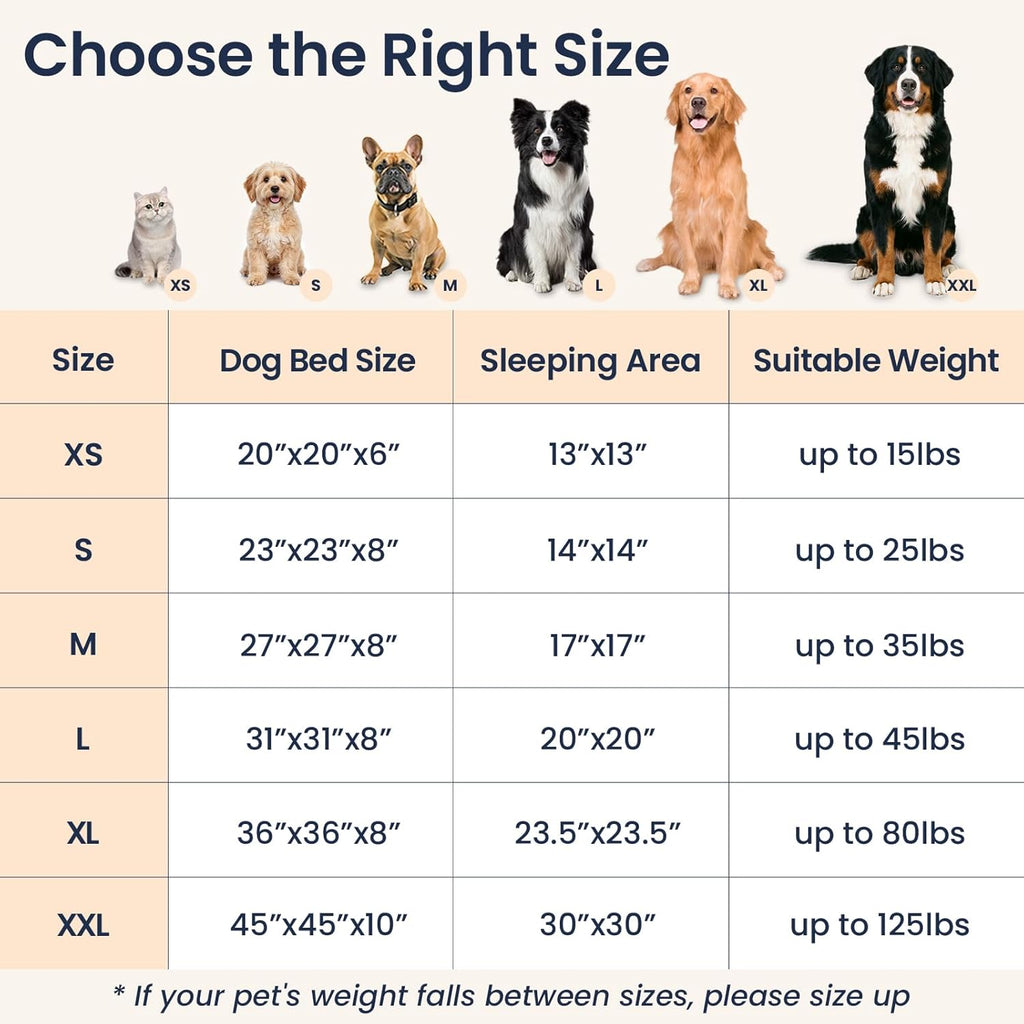 Calming Dog Beds Extra Large Sized Dog, 45In Donut Washable Large Pet Bed, Anti-Slip & Anti-Anxiety Fluffy Faux Fur round Dogs Bed, Fits up to 125 Lbs Pets (Smoke Black)