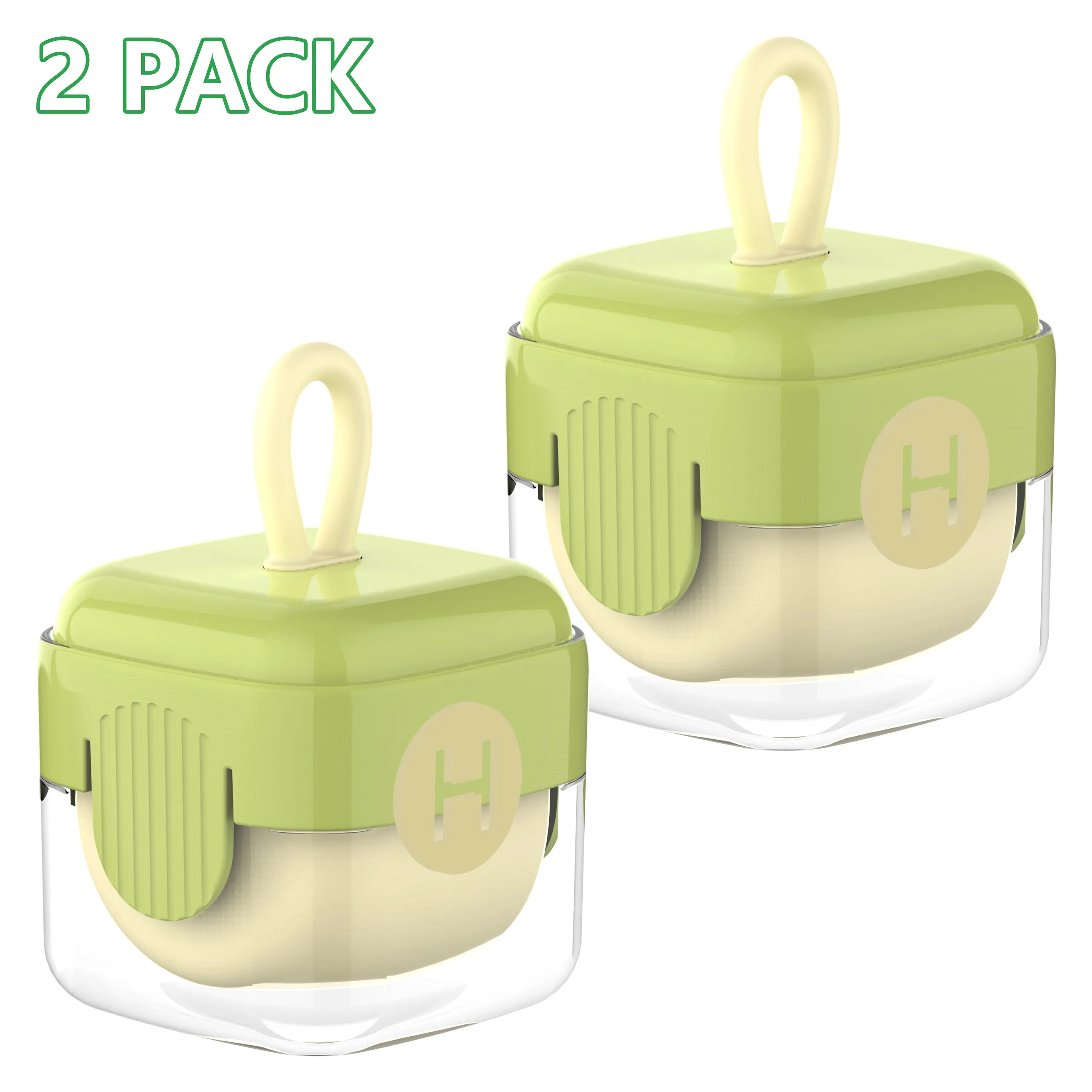 2-Pack Mini Lint Roller, Portable Pet Hair Remover Washable Sticky Roller Reusable Lint Remover for Clothes,Travel Household