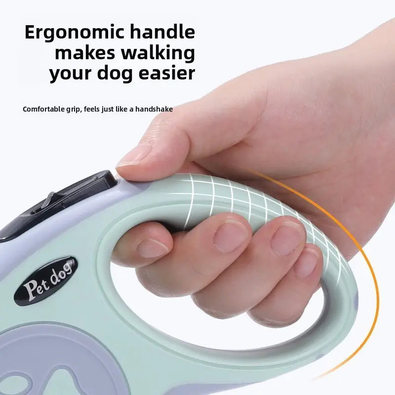 Pet Automatic Retractable Leash Dog Puller Outdoor Walking Rope Dog Chain Safety Leash Pet Supplies, Medium Size, No Ca Prop 65 Warning