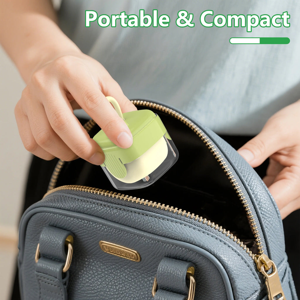 2-Pack Mini Lint Roller, Portable Pet Hair Remover Washable Sticky Roller Reusable Lint Remover for Clothes,Travel Household