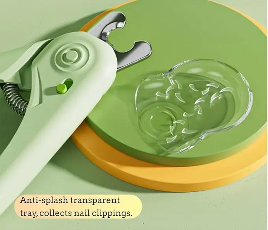 Nail Clipper Scissors Light Pet Nail Clipper with Light for Cats & Small Dogs Puppies Ultra Bright LED to Illuminate Nail Bloodline Extra-Sharp Durable Cat Claw Trimmer with Nail File Green 2-In-1 Pet Nail Clipper Stainless Steel Manual Pet Nail Clippers