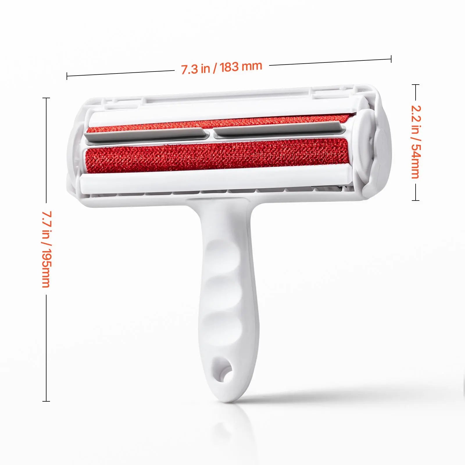 VEVOR Pet Hair Remover Roller Deshedding Tool, Reusable Dual-Sided Lint Tool for Dogs & Cats, Compact Lightweight 0.17Kg/0.38Lbs, Easy Cleanup for Home, Car