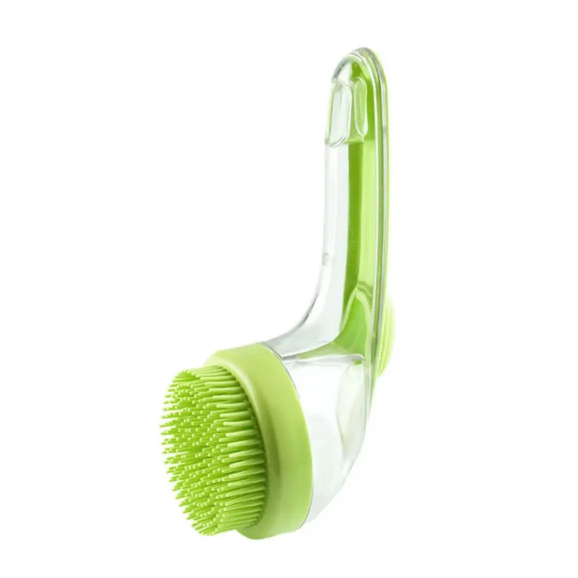 2026 Upgraded 2-In-1 Pet Bath Brush with Soap Dispenser, 8 × 3 × 4 In, Soft Silicone Grooming & Shedding Comb for Dogs and Cats, Gentle Massage Scrubber for Easier Bathing and Cleaner Coats